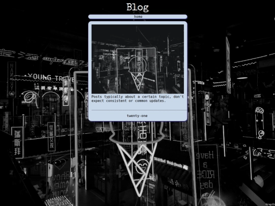 blog/bloghomepage screenshot