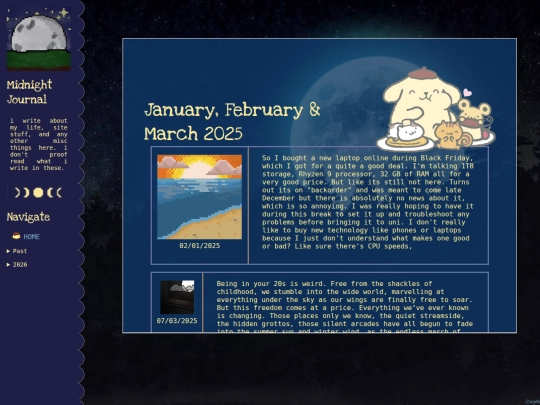 journal screenshot