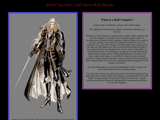 halfvampsalucard screenshot