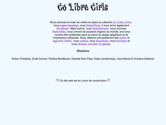 GoLibreGirls screenshot