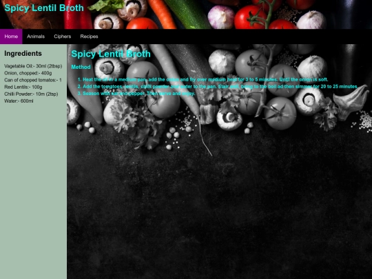 Cooking/Lentailbrooth screenshot