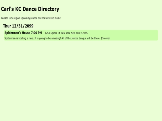 index screenshot