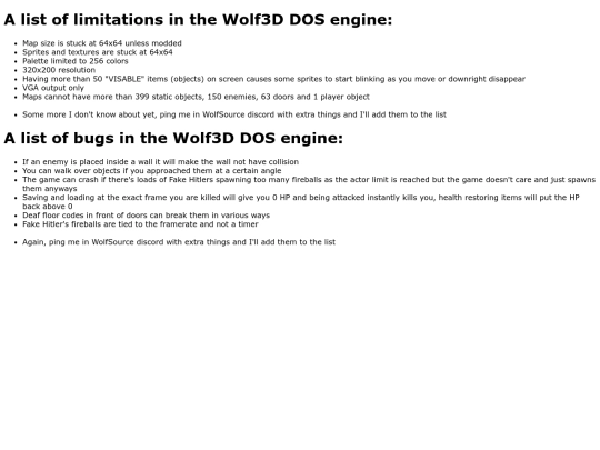 wolf3dlimits screenshot