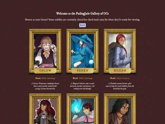 OCs screenshot