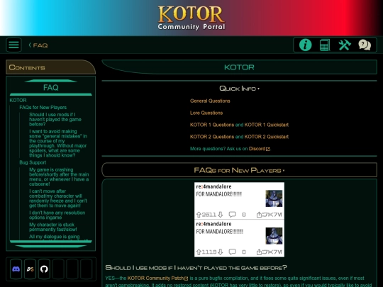 faq/k1 screenshot