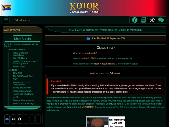 modding/mod_builds/k2/spoiler-free_mobile screenshot