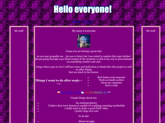 old website screenshot