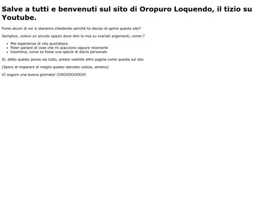 ilblogdiOropuro screenshot
