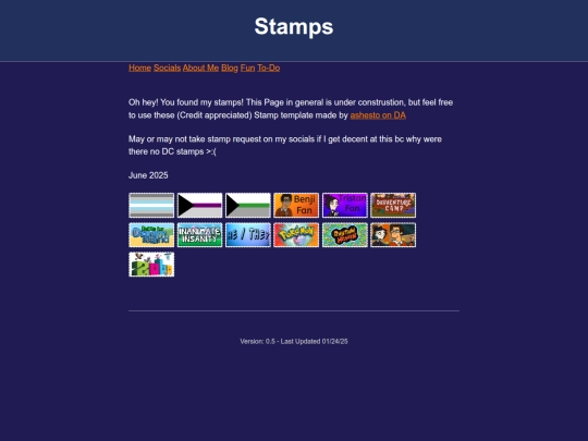 stamps screenshot