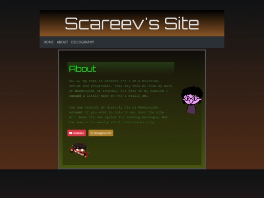 pages/about screenshot