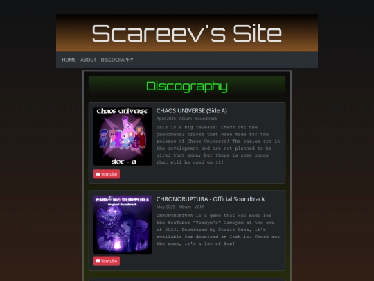 pages/album screenshot