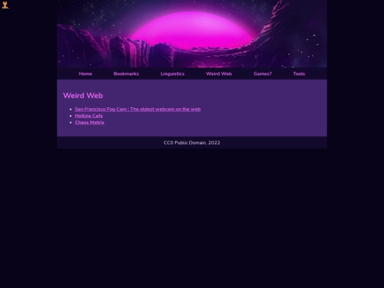 WeirdWeb screenshot
