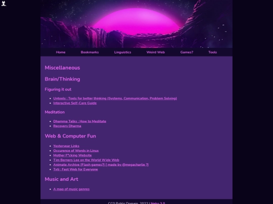 bookmarks screenshot