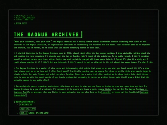 tma screenshot