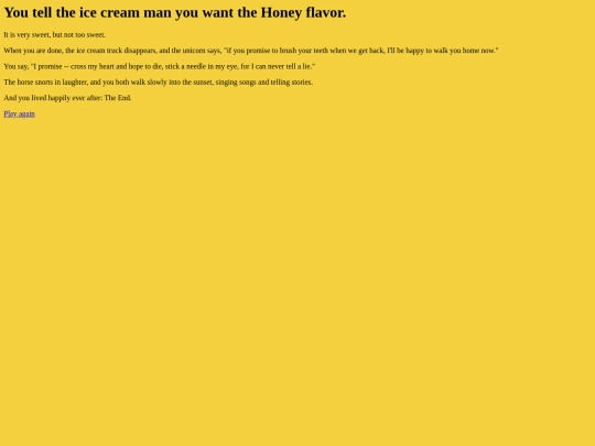 Field of flowers/Dinner/honey screenshot