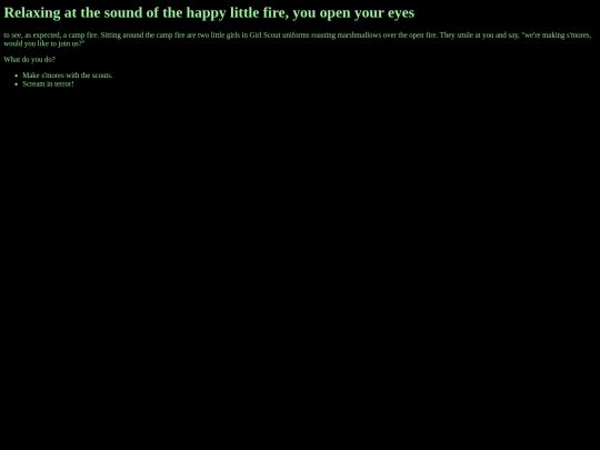 Field of flowers/eyesclosed/scouts screenshot