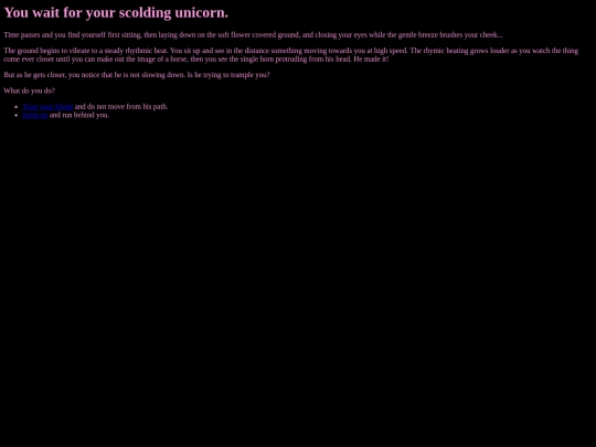 Field of flowers/unicornappear screenshot