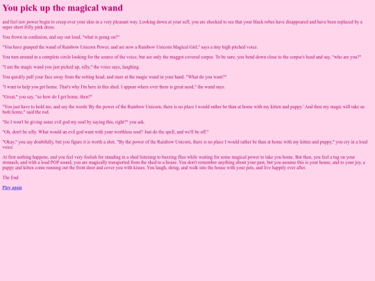 Inside Shed/wand screenshot