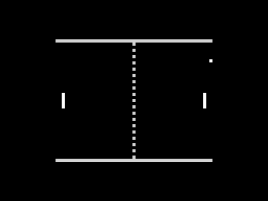 Pong screenshot