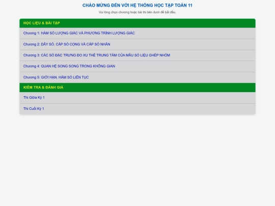 Toán lớp 11/cttoan11hk1 screenshot