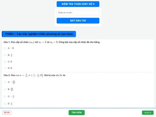 Toán lớp 11/thigiuaky1/ktgiuahk1d6 screenshot