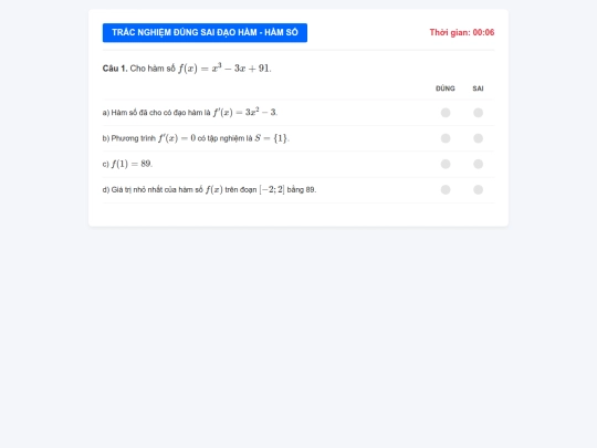 Toán lớp 12/tracnghiemdsd1 screenshot