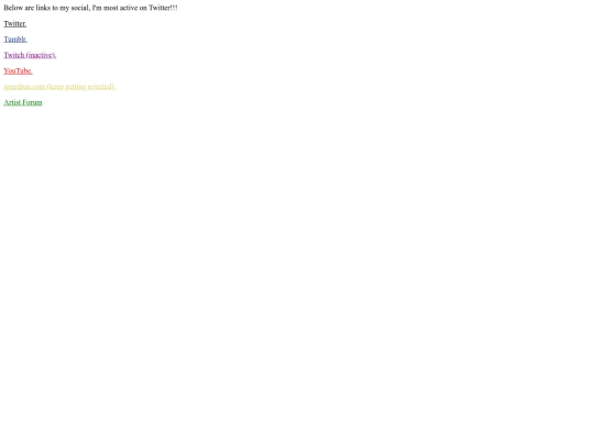 socials screenshot