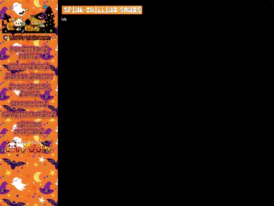 collections/halloween/songs screenshot