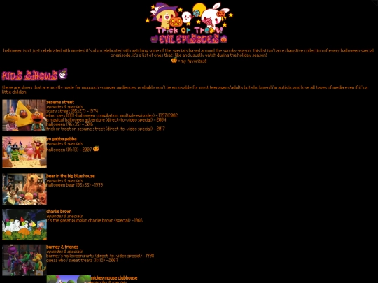 halloween/episodes screenshot