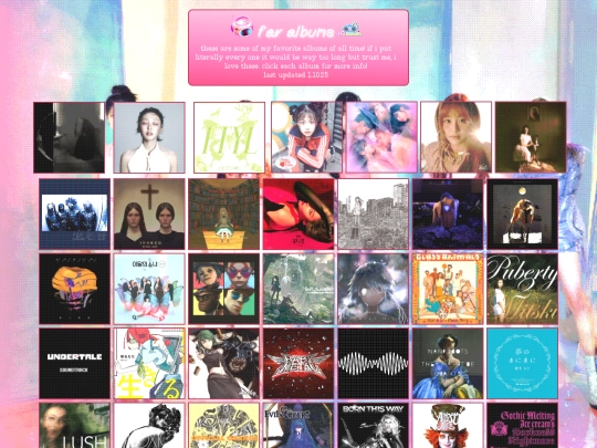 music/albums screenshot