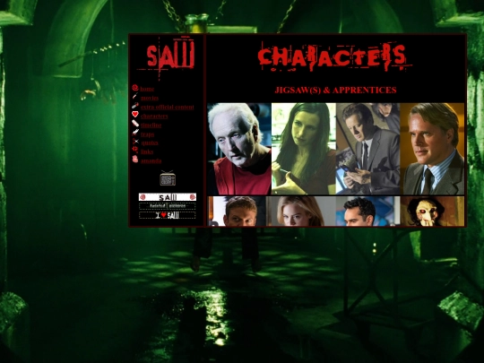 shrines/saw/characters screenshot