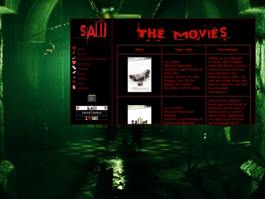 shrines/saw/movies screenshot
