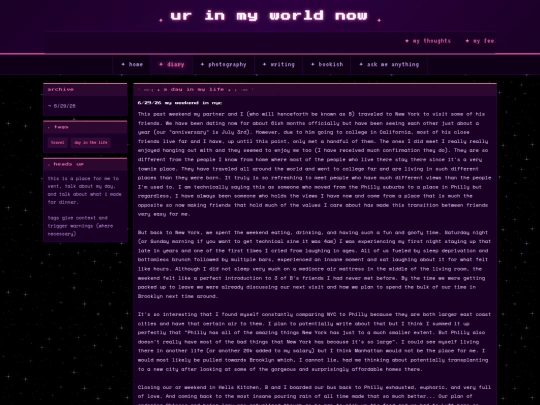 blog screenshot