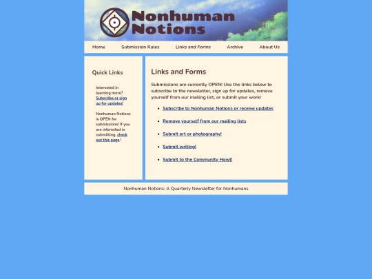 submissionlinks screenshot
