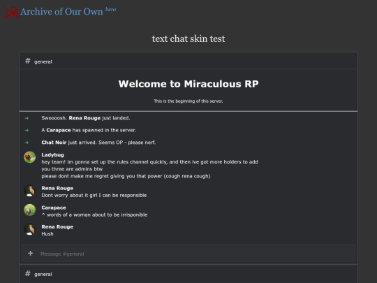 ao3styletesting screenshot