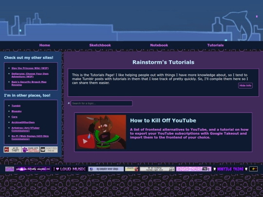 tutorials screenshot