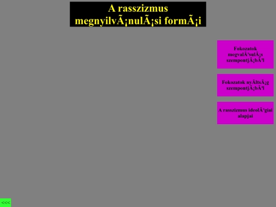 racism/megnyilvanulas screenshot