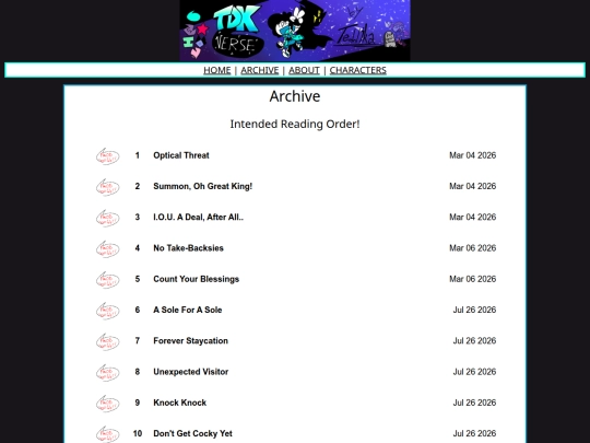 archive screenshot