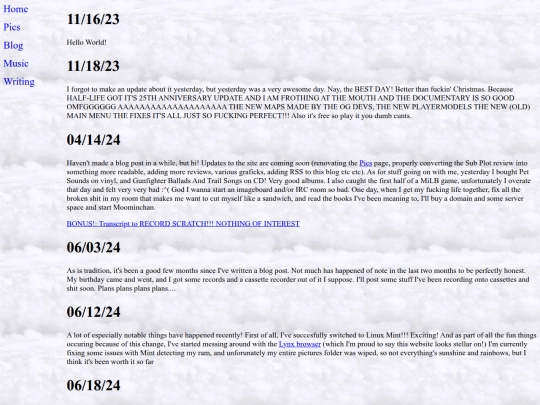 Journal screenshot