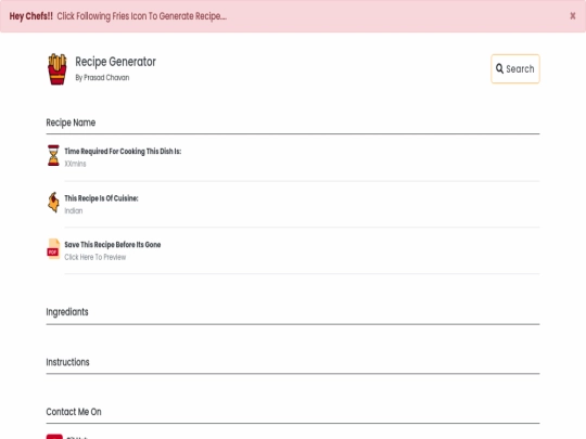 index screenshot