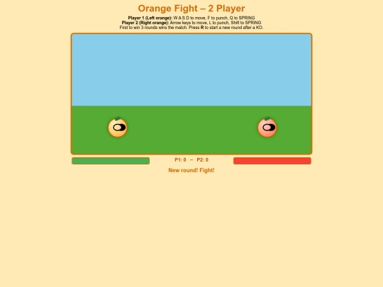orange screenshot