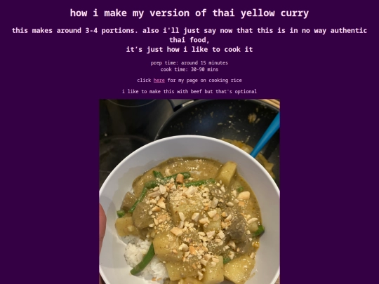 recipes/yellowcurry screenshot