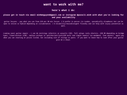 work screenshot