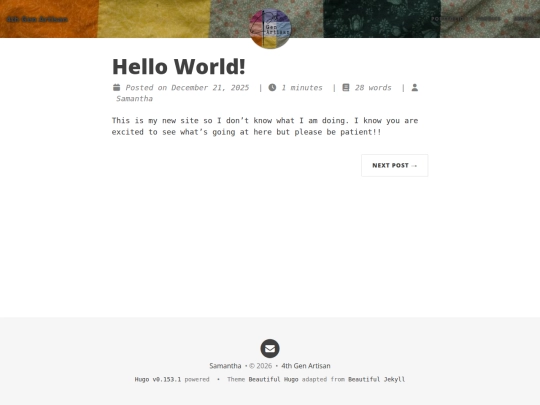 post/hello screenshot