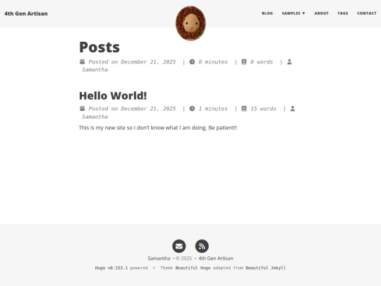 post/page/1 screenshot
