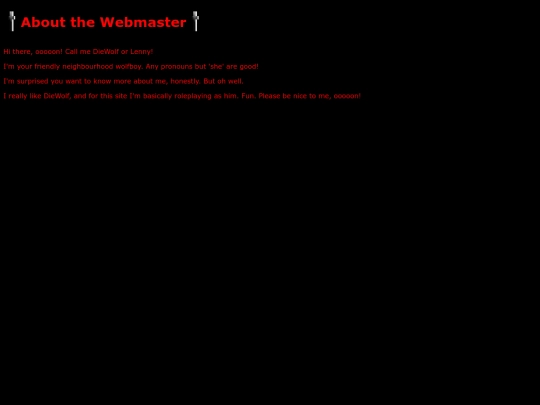 webmaster screenshot