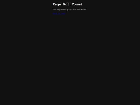 not_found screenshot