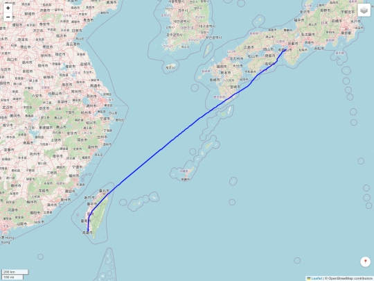 back_to_hsinchu/shikoku/20251025_小港機場至關西機場_comaps_i16pm screenshot