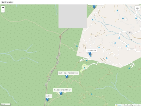 demo2/五峰鳥嘴山的停車處和登山口_自製 screenshot