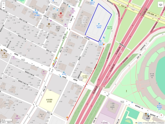 demo2/竹北俠客二館附近停車 screenshot